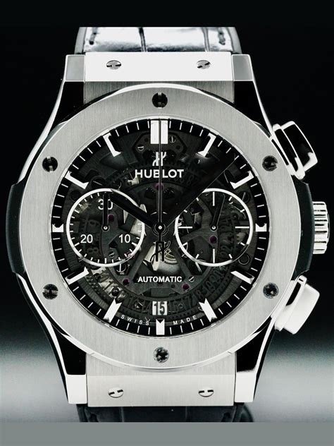 hublot classic fusion aero chronograph titanium 525.nx.0170.lr